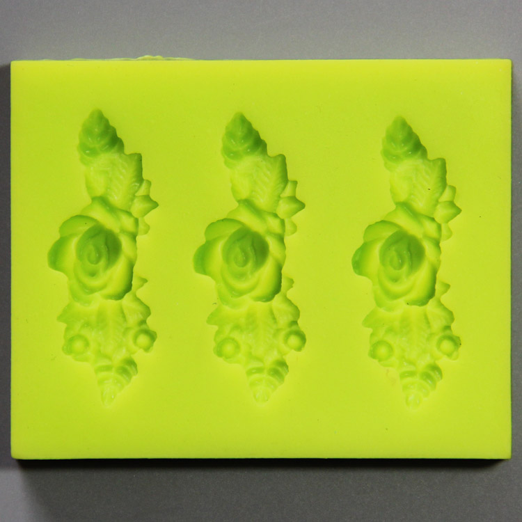 HB0833 Food Grade 3D flower shape silicone cake mold for cake decoration