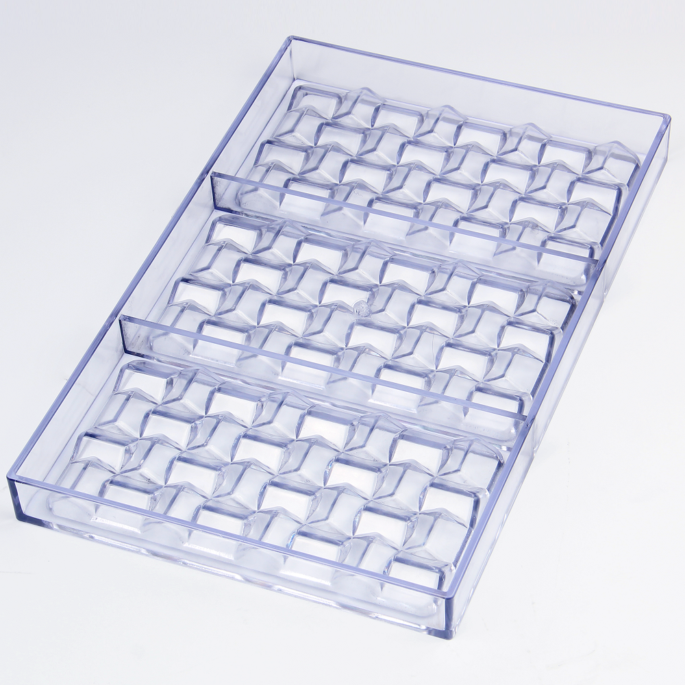 CC0091 Polycarbonate Small Squares Shapes Chocolate Mould DIY Baking Mold