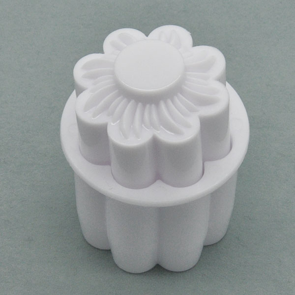 HB0321 lastic 2pcs flower shaped plunger cutters/mold set