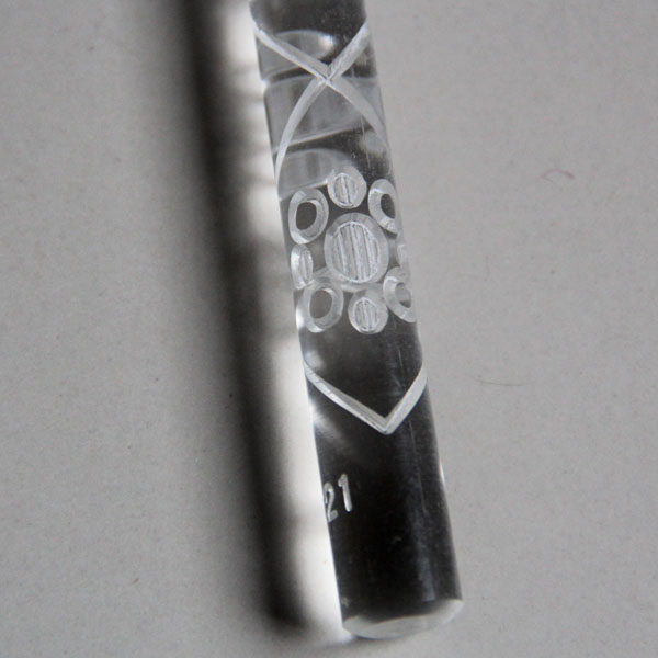 HB0445 Plastic Flower Pattern Rolling Pin fondant tool cake pastry tool