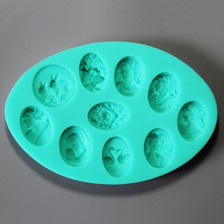 HB0900 New Halloween theme silicone fondant mold for cake decoration
