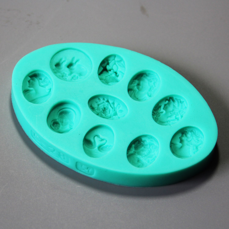 HB0900 New Halloween theme silicone fondant mold for cake decoration