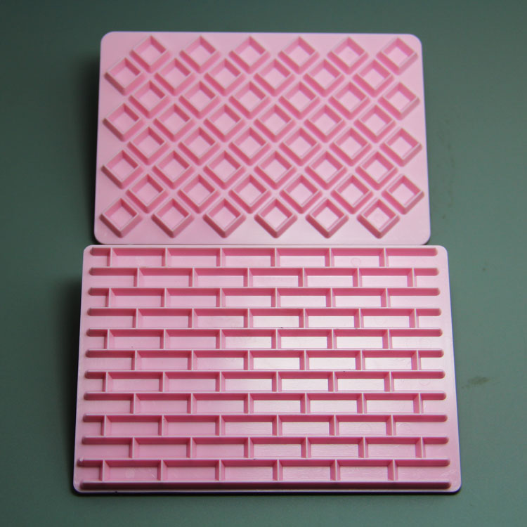 HB0978 wall and square cake stamp for cake fondant decoration