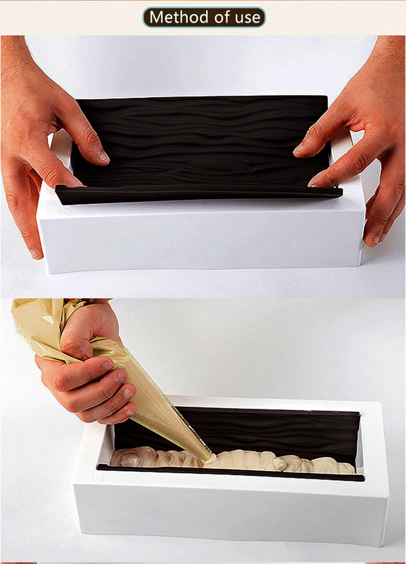 HB1032  wheat silicone texture mat for cake decoration