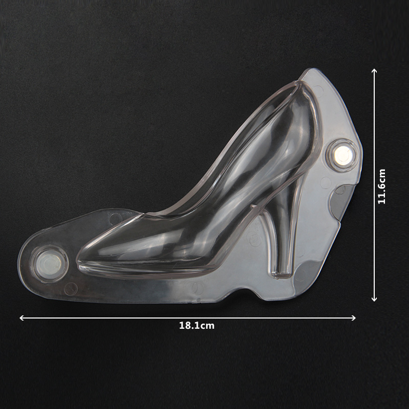 HB1059A New transparent Lady high heel shoe chocolate mould