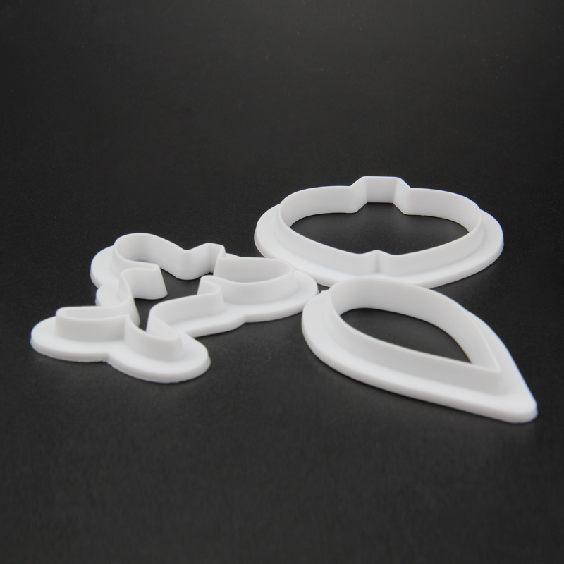 HB1095D Plastic Moth Orchid 3D Cookie Cutters/Molds set