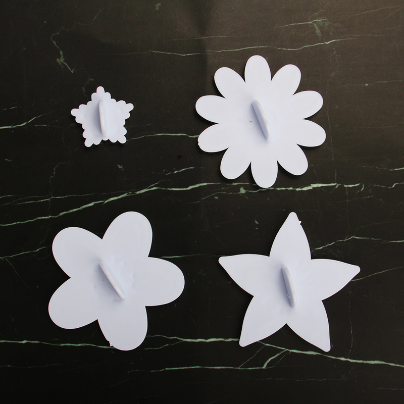 HB1101U Plastic Flowers Shapes Cake Fondant Press Molds set