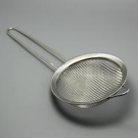 stainless steel hand flour filter sieve icing sugar bucket cocoa powder sieve baking tool