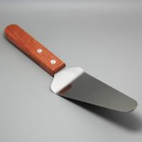 Wooden handle stainless steel shovel pizza cake spatula fried Eggs pizza blade