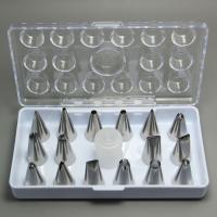 HB0222N  16pcs cake icing nozzles with 1pcs coupler