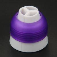 HB0227TP    Plastic Swril 3-Color Cake Decorating Coupler