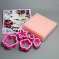 HB0322 Plastic Five Styles Biscuit Toast Mold cookie cutters set cake decoration set
