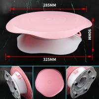 HB0499A Plastic Cake Rotatable Turntable with brakes