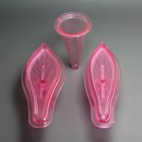 HB0750 Plastic lily shaped cookie plunger cutter set
