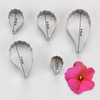 HB0958I 5pcs Stainless Steel Different Flowers and Leaves Shape Cookie Cutters set
