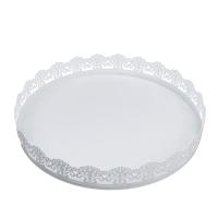 HB0989F 10"Metal Cake/Cupcake Stand in white color