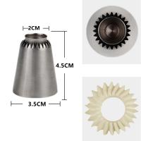 HBR002 New Design Stainless Steel Sultane Cookie Icing Nozzle