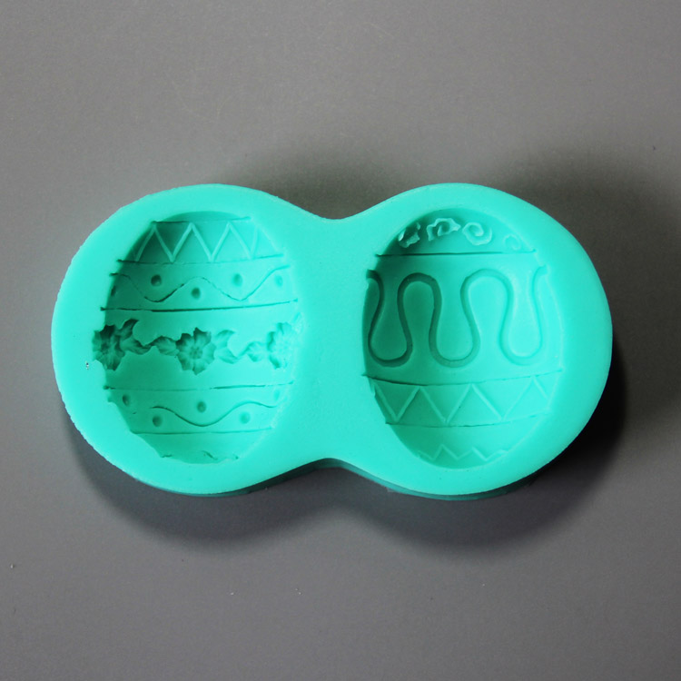 HB0927 Easter egg silicone mold for cake fondant decoration