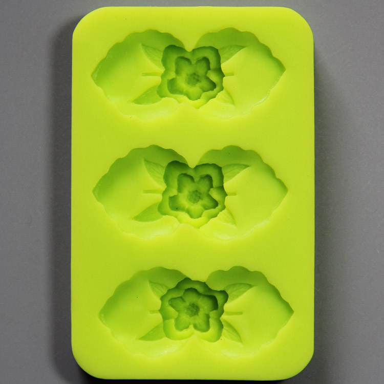 HB0820 3D high quality non stick silicone mold for cake decoration and fondant tools