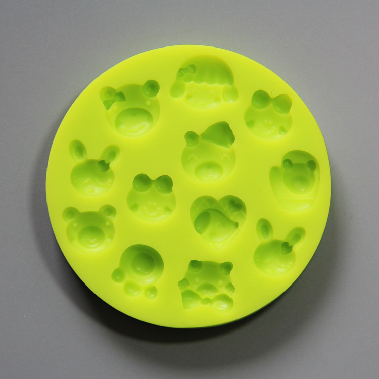 HB0799 SGS certification 4pcs cake decoration silicone molds set high quality