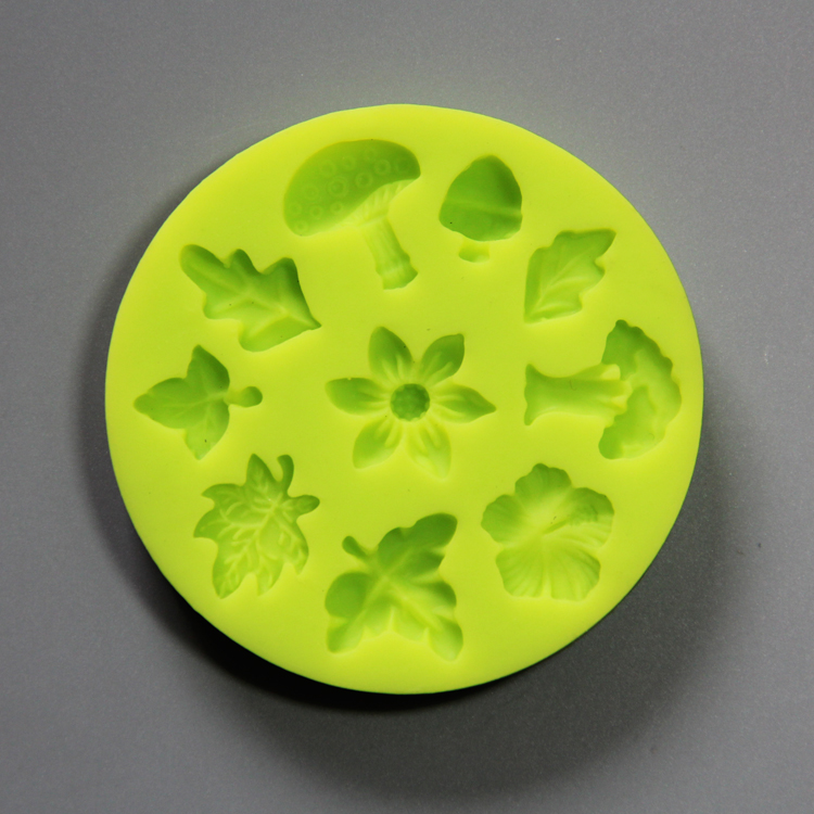 HB0810 3D hot selling flowers cake decoration silicone mold high quality