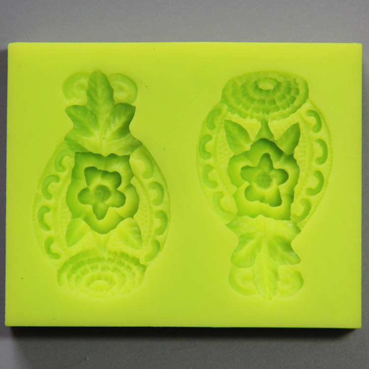 HB0829 3D flowers cake decoration silicone mold high quality Food Grade