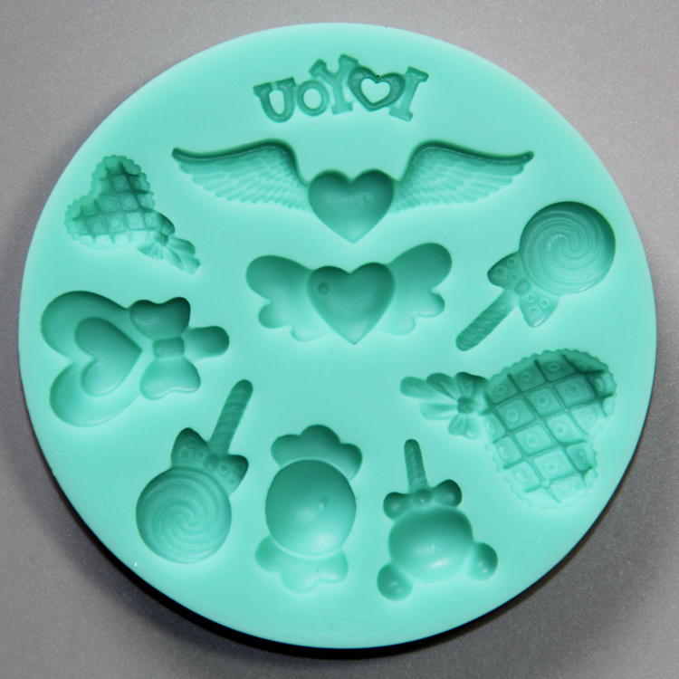 HB0796  "I love you" silicone mold for cake fondant decorating