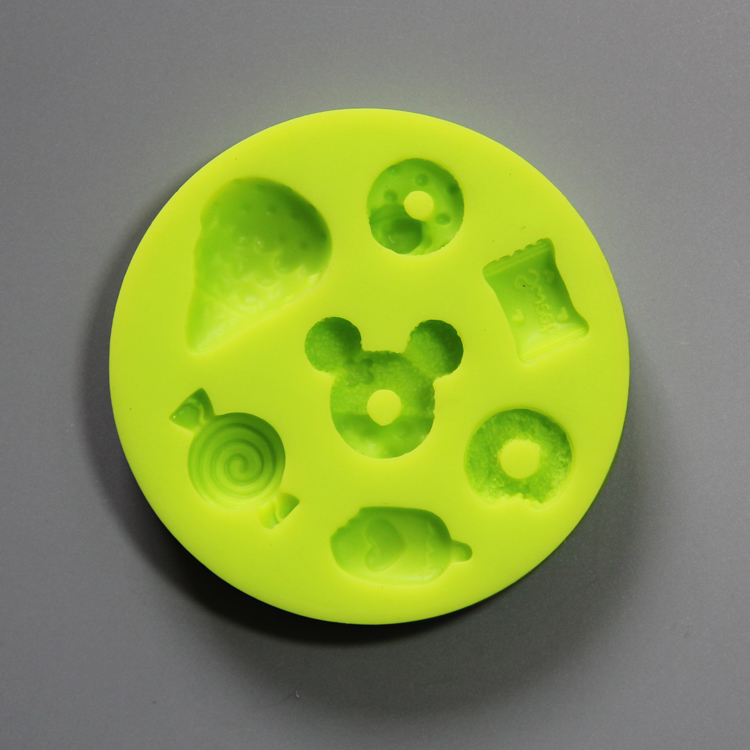 HB0801 candy silicone mold for cake fondant decorating