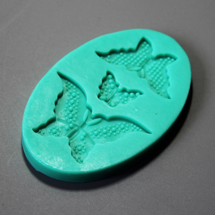 HB0903 Butterfly silicone mold for cake fondant decoration