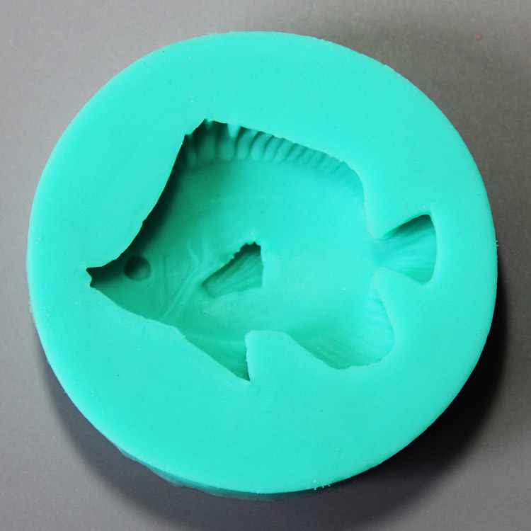 HB0863 Tropical fish silicone mold for cake fondant decoration