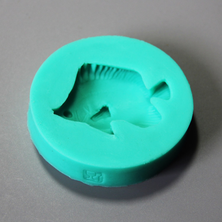 HB0863 Tropical fish silicone mold for cake fondant decoration