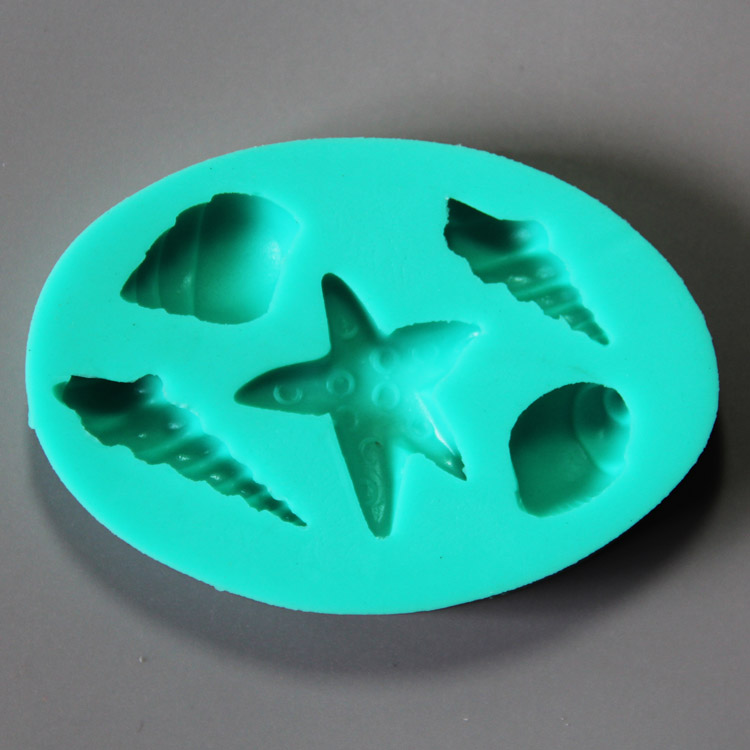 HB0919 Sea creature silicone fondant mold(Another design) ,Silicone Cake Fondant Mold