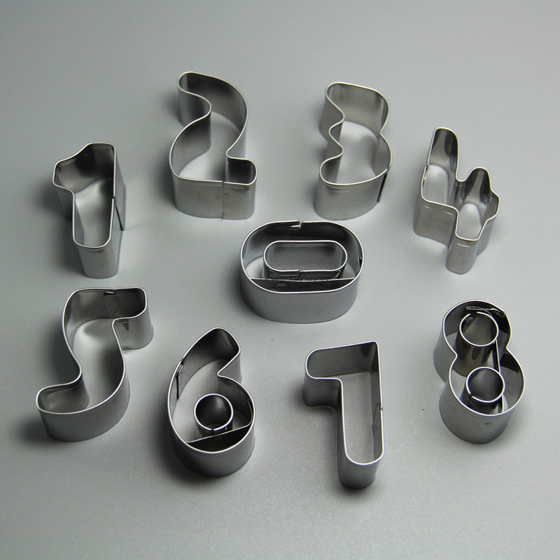 HB0216 Number cookie cutter,cake decorations,cake molds,pastry tools,baking tools