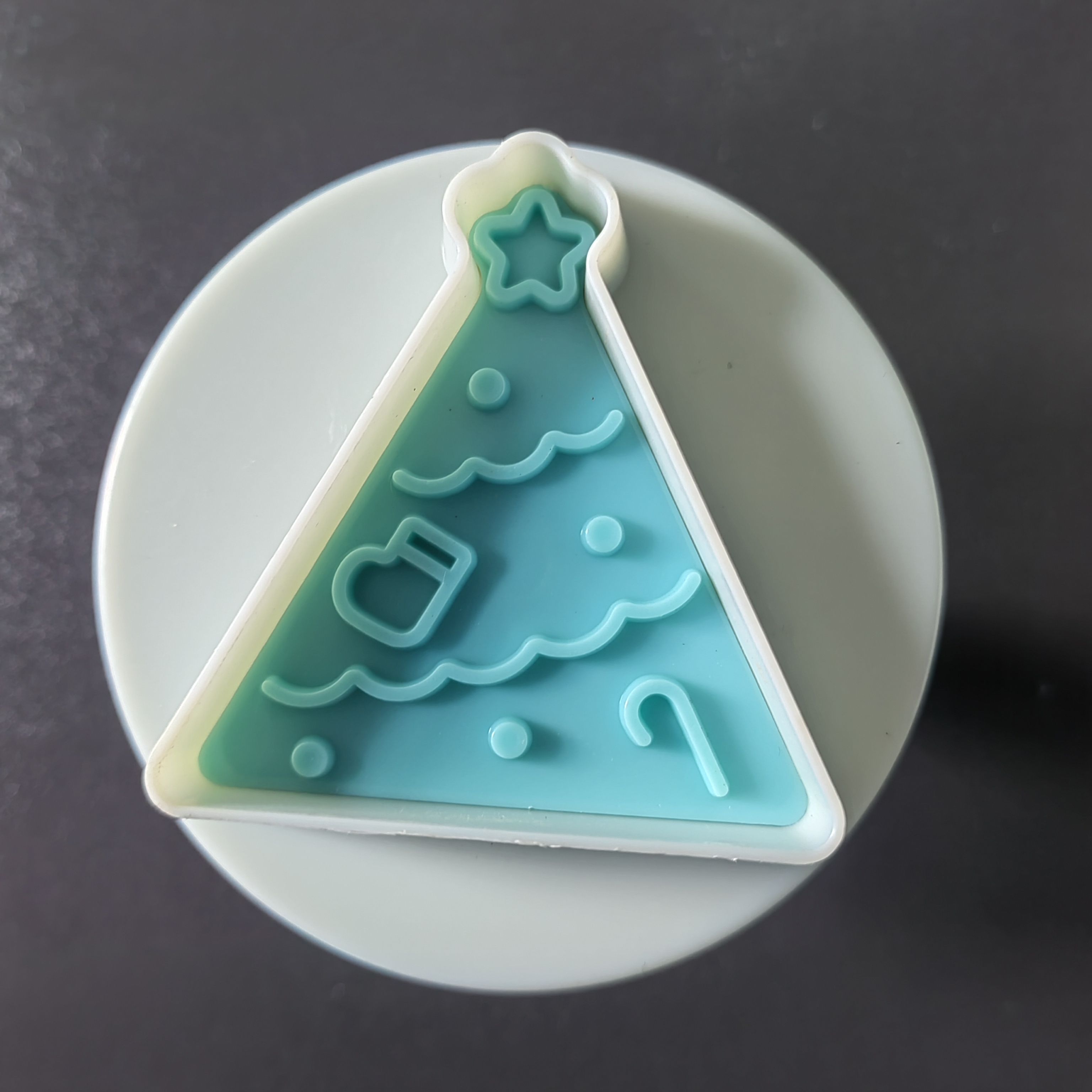 HB0151-3 Plastic 3pcs Christmas Series Cookie Molds set