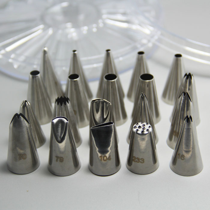 HB0223 20pcs different stainless steel tips set
