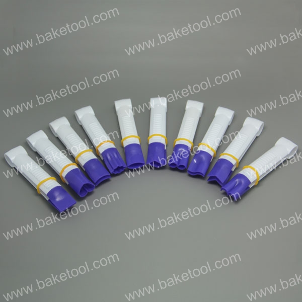 HB0350A  10pcs large size purple color crimpers of variety shape set without teeth