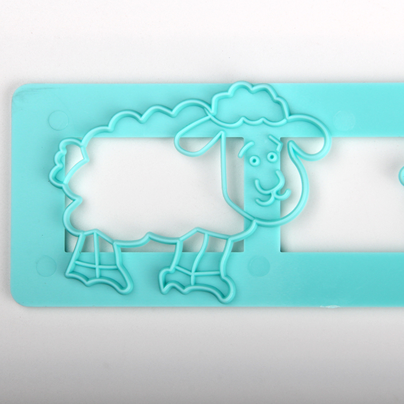 HB0401K New Plastic Farm Theme Patterns Press Cutter Ruler Mold set