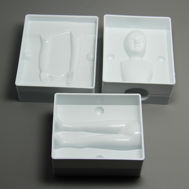 HB0453G  Plastic 3D Girl's Body Model Cake Fondant Mold set