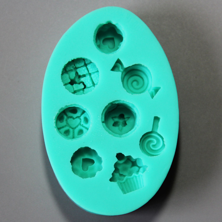 HB0901 Various candy silicone mold for cake fondant decoration