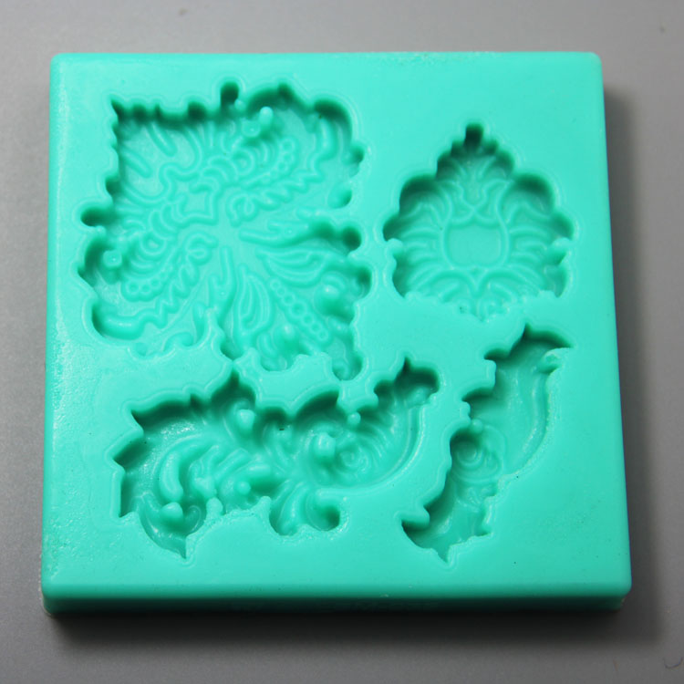 HB0964 Flower silicone mold for cake fondant decoration