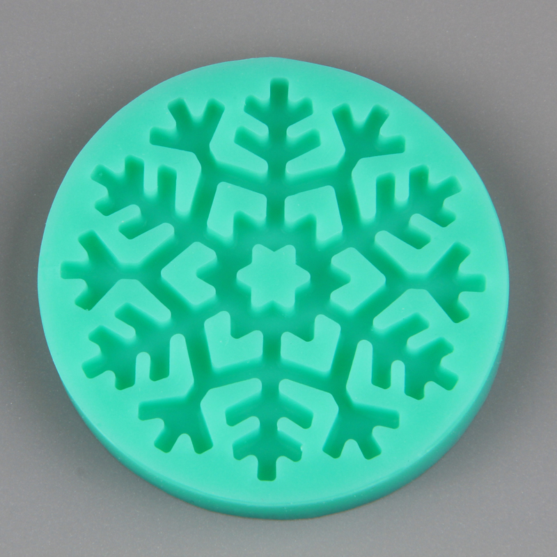 HB0996 New Christmas snowflake silicone cake fondant mold