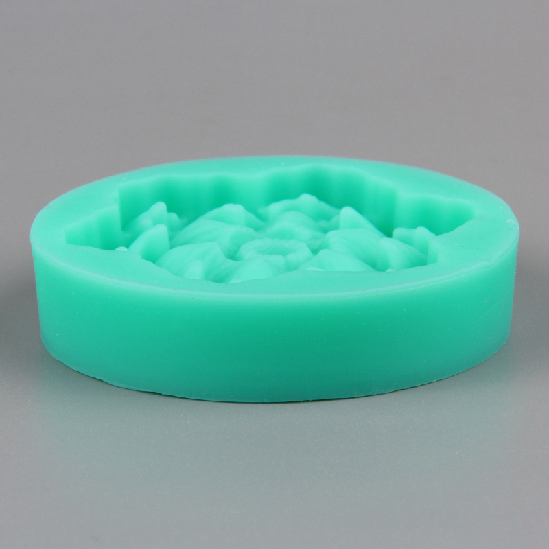 HB1024 New water lily design 3D silicone cake mold