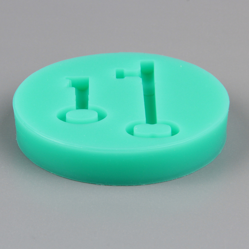 HB1027 New key design silicone cake fondant mold