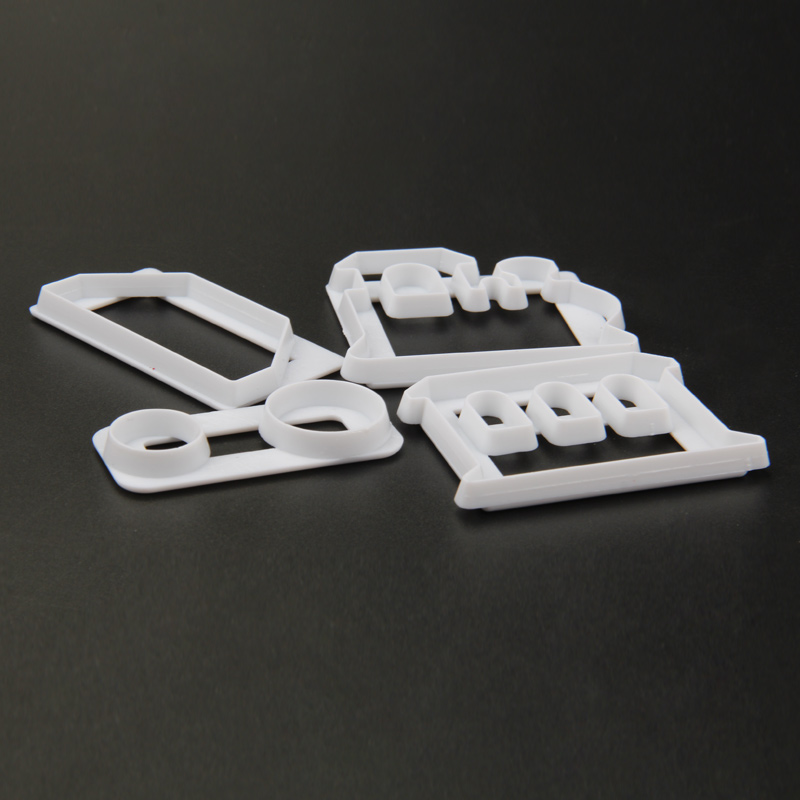 HB1095F Plastic Bus 3D Cookie Cutters/Molds set
