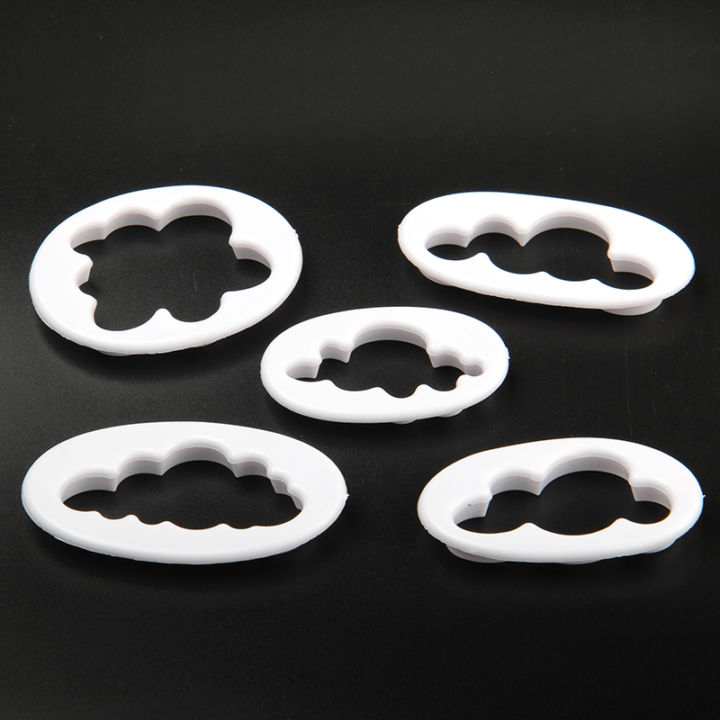 HB1099Q Plastic Clouds Shape Cake Fondant Press Cookie Cutters Decoration Molds set