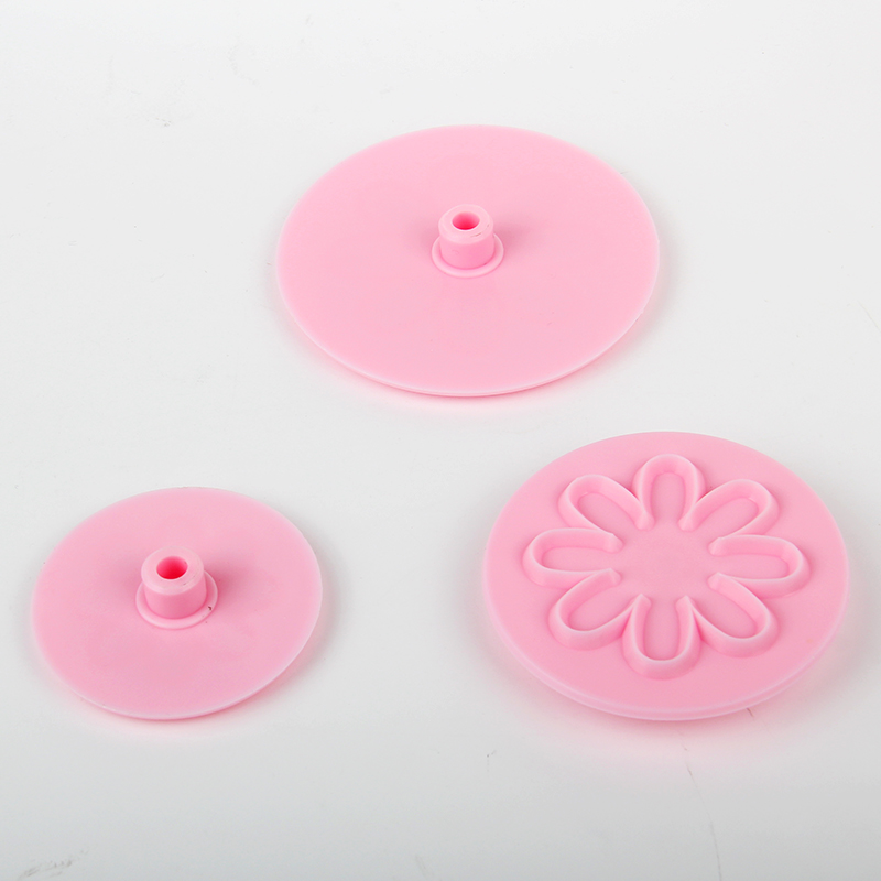 HB104C Plastic 3pcs 8-petals Daisy Cookie Molds set