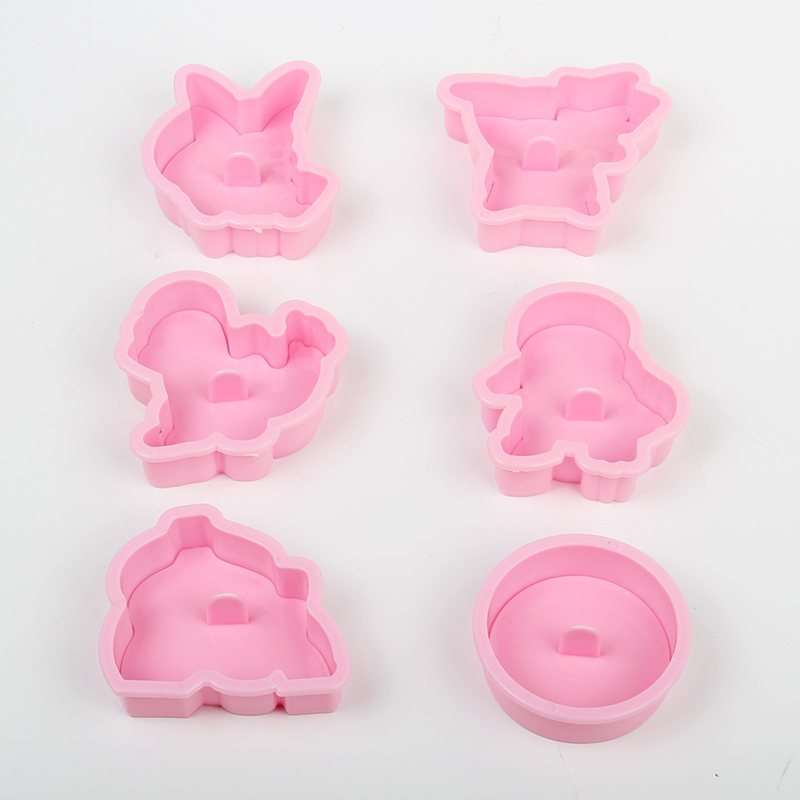 HB104J Plastic 6pcs Pokemon Series Cookie Molds set