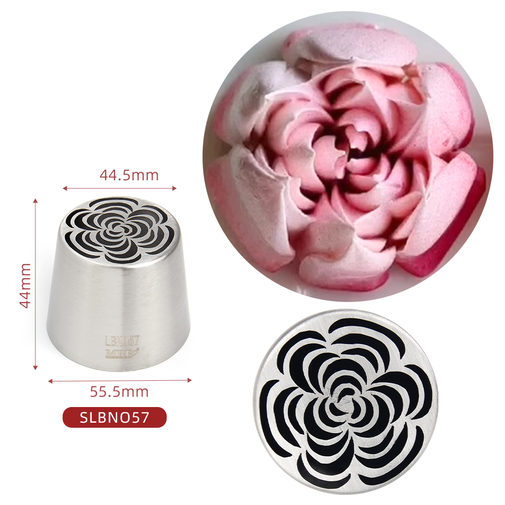 New Arrivals XL Stainless Steel Russian Flower Icing Nozzle Pastry Piping Tips #LBNO57