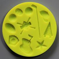 HB0812 sports tools silicone mold for cake fondant decorating