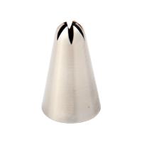 HB7086 Stainless Steel 18/8 Small Closed Star Icing Tip